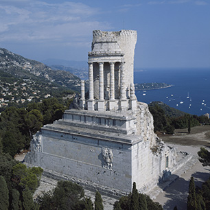 Trophée d'Auguste, face ouest