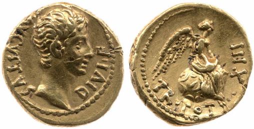 Augustus Coin Trib pot victory BM
